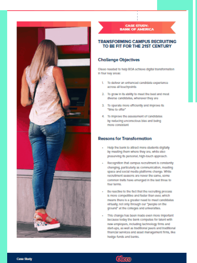Bank of America Campus Recruiting